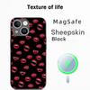 Super cool vampire fashion pattern design Phone Case For iPhone 17 16 15 14 13 12 Plus Pro Max High-end Luxury Magsafe Sheepskin