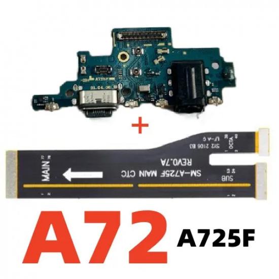 Charging USB Port+ Main Board Flex Cable for SamSung A21S A22 A31 A32 A50 A51 A52 A53 A70 A72 A536B Dock Connector MotherBoard