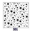 Plantillas de capas de hojas para bricolaje, pintura de pared, álbum de recortes, coloración, relieve, álbum, plantilla de tarjeta decorativa