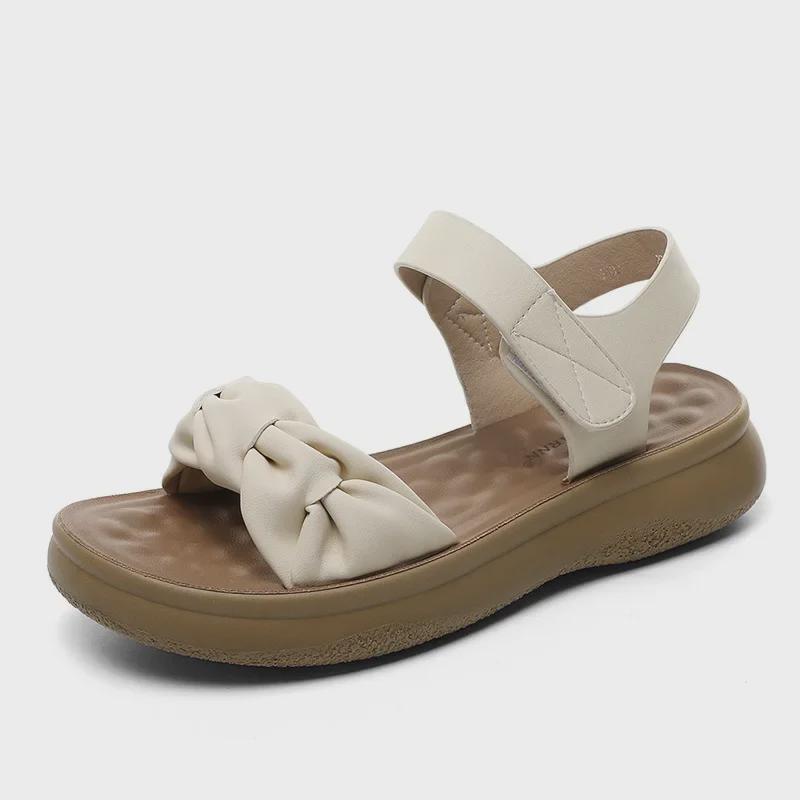 Mom's 2025 Summer Wedge Sandals: Soft Sole, Mid-Heel, All-Match Comfort for Middle-Aged Women