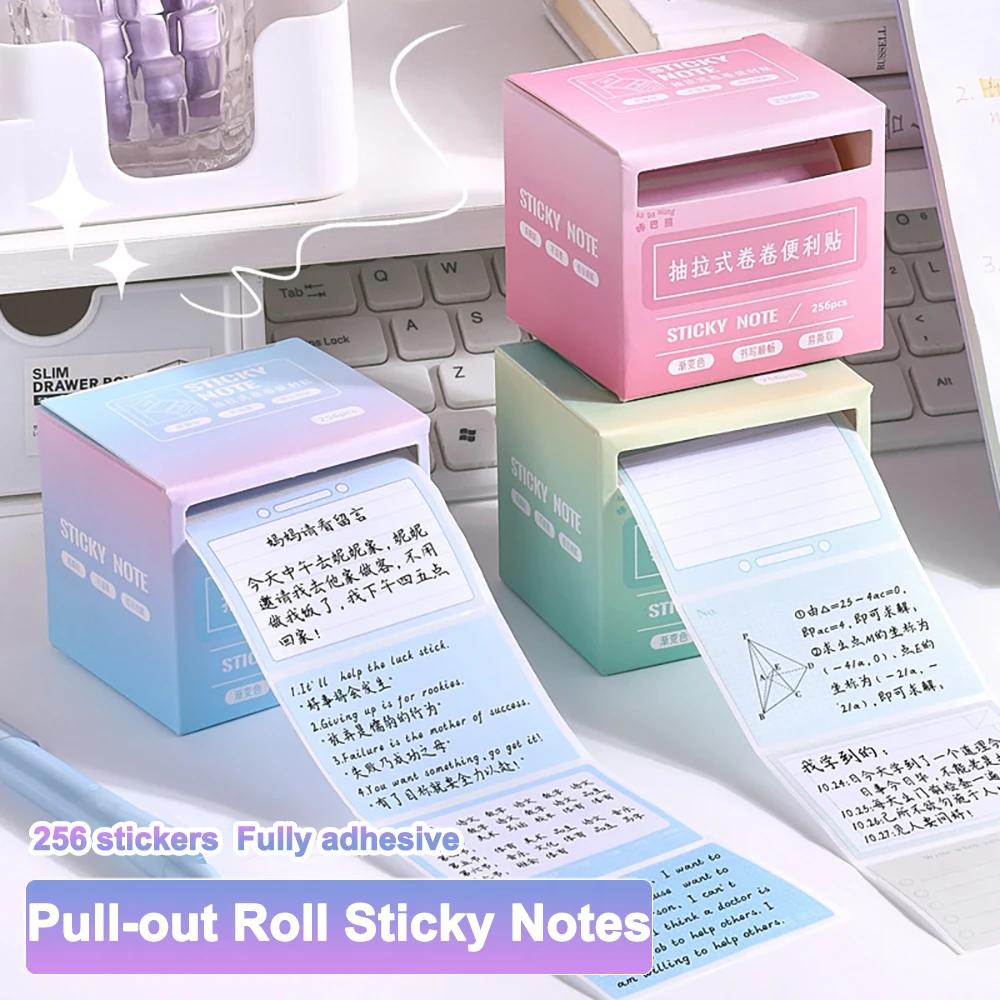 Sticky Stationery Self-Adhesive Correction Note Pull-Out Sticky Notes Notepad Office Bookmark Kawaii Stickers Notebook Memo Pad