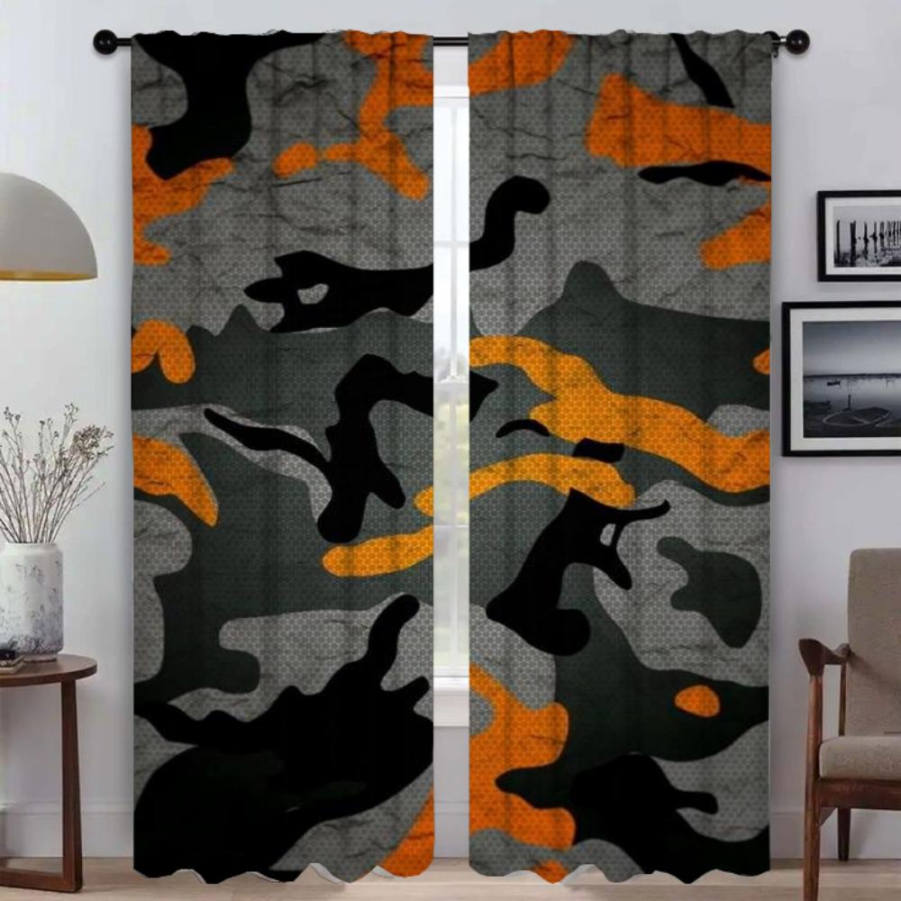 

Окрашенный дизайн оконных занавесок для комнаты 2 панели современные шторы для гостиной 2 шт. перегородки шторы для домашнего интерьера W60xH90cmx2pcs-CL