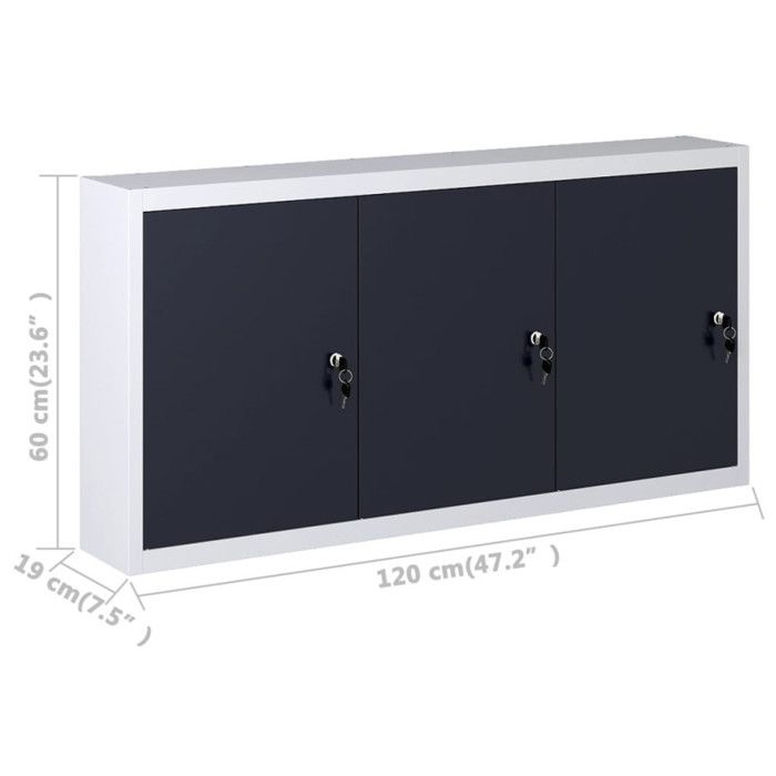 VidaXL Workbench with 3 Wall Panels and 1 Cabinet