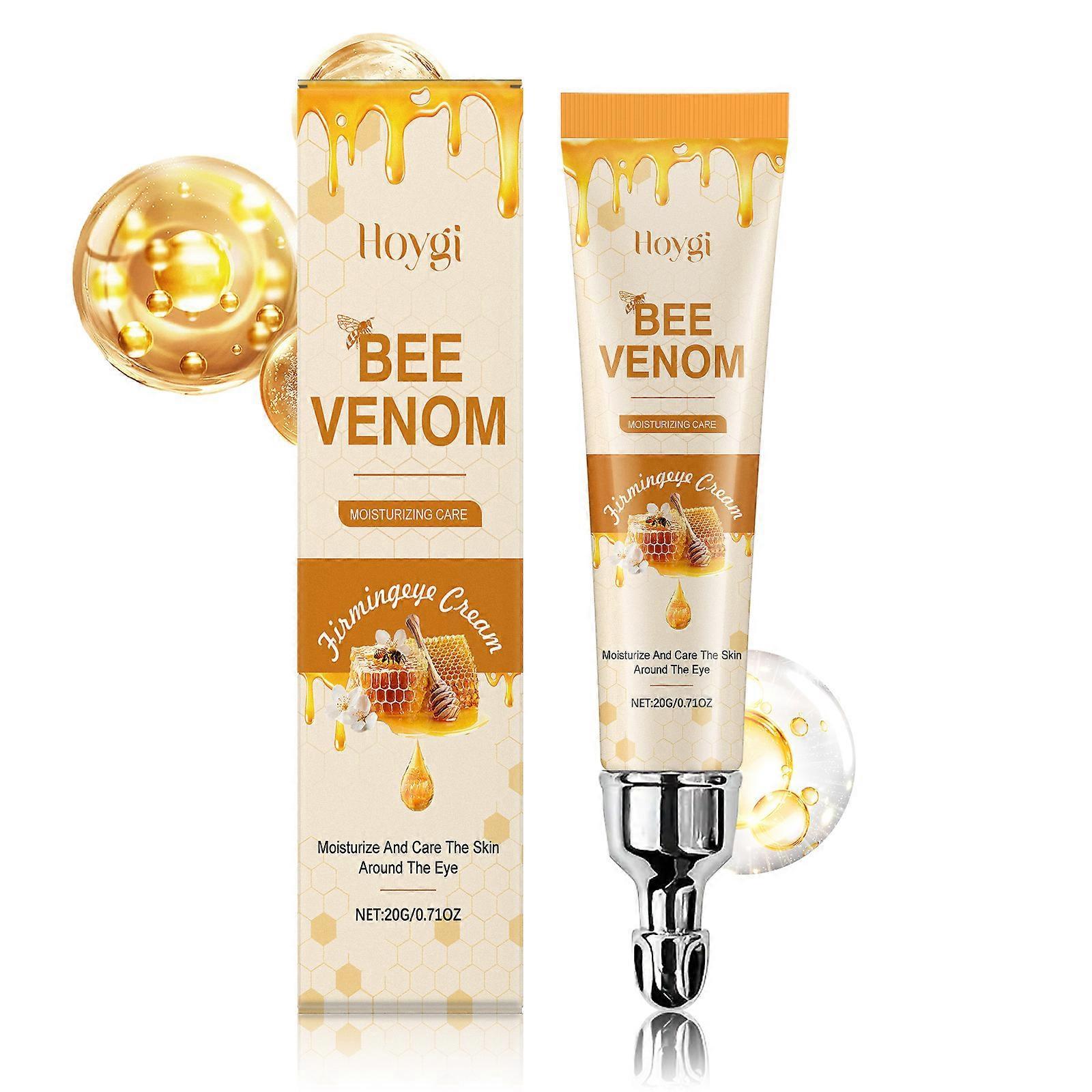 Bienenstich-Augencreme, Straffende Bienenstich-Augencreme, Anti-Aging-Augencreme gegen Falten, Tränensäcke, Dunkle Augenringe und Tränensäcke 1pcs