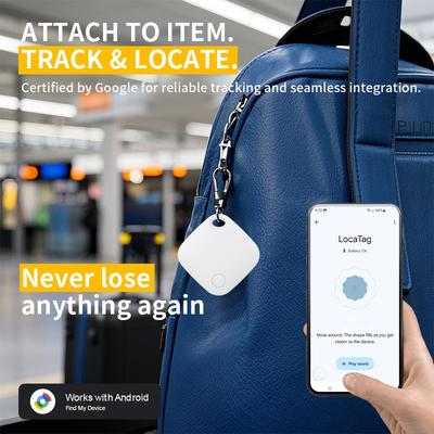 1/ 2pcs Location Tracker Work With Android Google's Find Hub App Positioning Key Finder Smart Tag for Xiaomi Samsung Pixel GMS