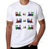 Nursery Trains TShirt Standard Fit Solid Tee Shirt
