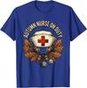 Autumn Nurse On Duty Fall Season Nursing Design T-Shirt