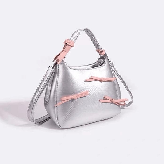 Ballet Butterfly Portable Shoulder Crossbody Spring And Summer Bucket Vegetable Basket Bag Bow Niche Design High