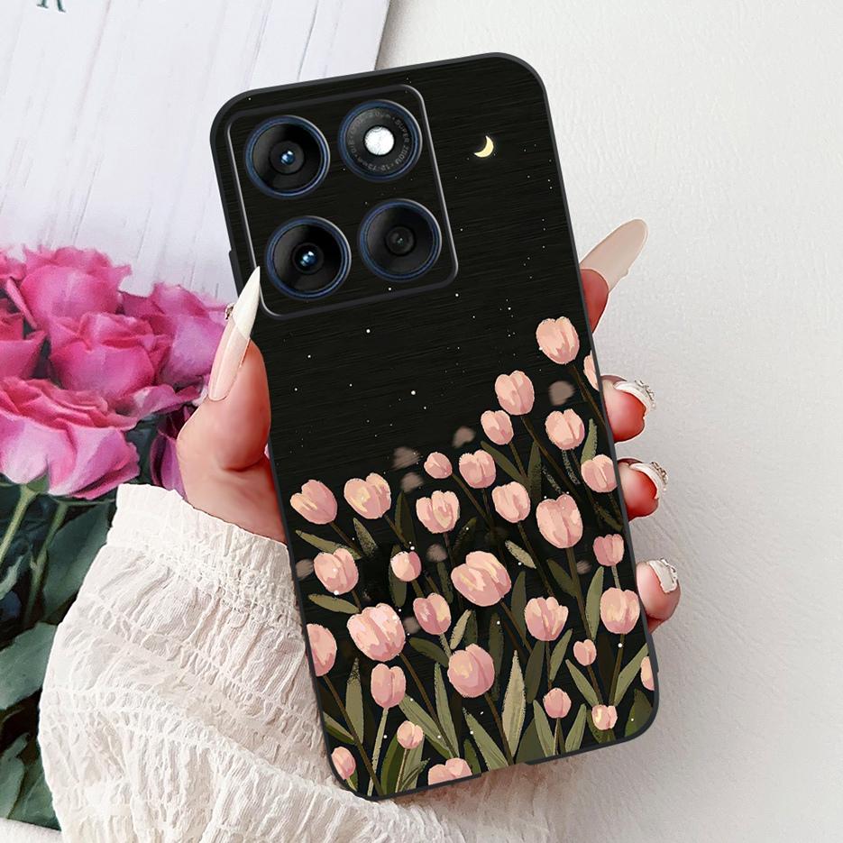 Etui do Motorola Edge 60 Pro Luksusowe Pokrowiec Malowany Motylem Miękki Pokrowiec TPU na Telefon Dla Motorola Edge 60 Fusion Egde60 Pro 60S Torby