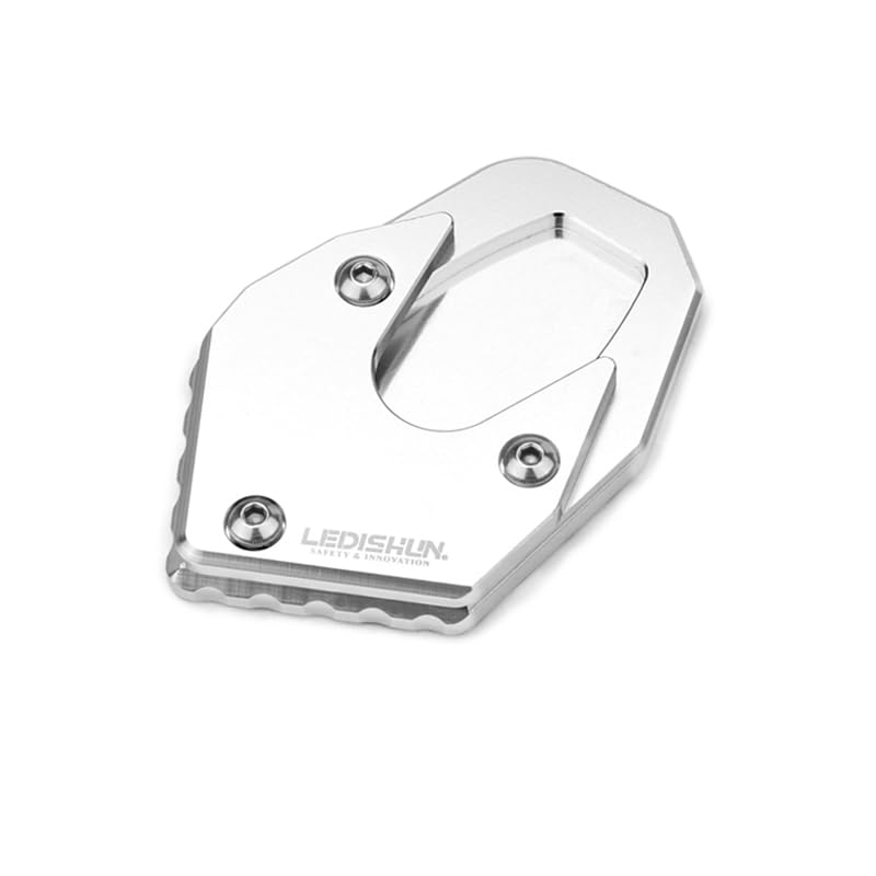 Motocyklowa podpórka boczna i płyta przedłużająca dla Gixxer SF 250, Gixxer 250, Gixxer 150 i GSX150F (Srebro)