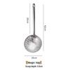 Stainless Steel Deep Wire Strainer - Sieve Spoon for Leak Control, Thickened Basin, and Claw Handle (18-20 Cm)