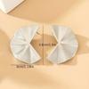 1 Pair of Fashionable European and American Style Fan-Shaped Stud Earrings with a Unique Design