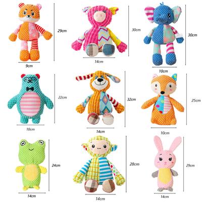 Cute Animals Plush Pet Toys for Small Dogs Squeaky Puppy Dog Chew Toy Clean Teeth Mascotas Accessories Stuffed Shih Tzu Products