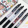 4Pcs New Sanrio  Latest Series Limited Gel Pen Cartoon Quick Dry Pen Black 0.5Mm Student Stationery Office Supplies