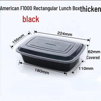 Boîtes à repas à emporter jetables épaissies