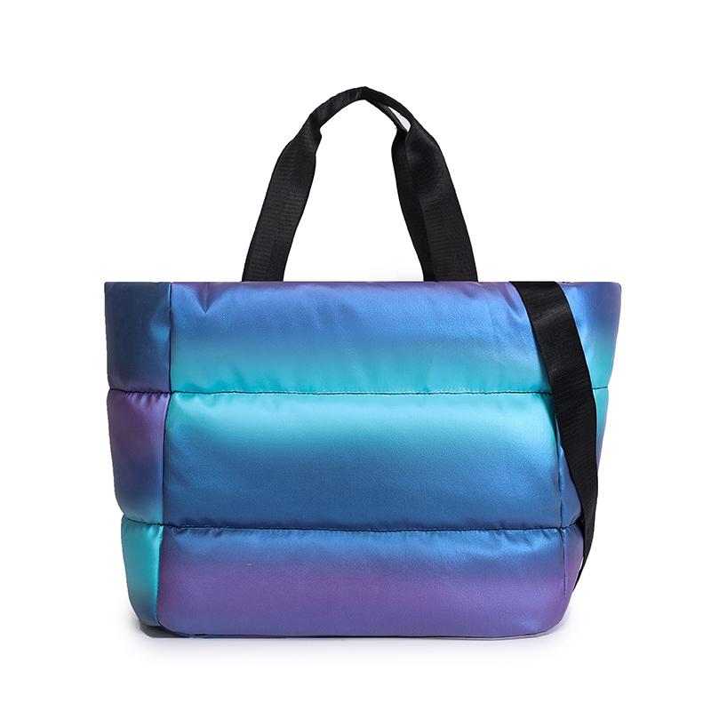 

Красочная сумка для поездок на работу, женская большая сумка, сумка через плечо большой емкости синий