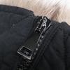 Moncler MONTICOLE Down Hoodie with Fur Coat 2 blackUsed