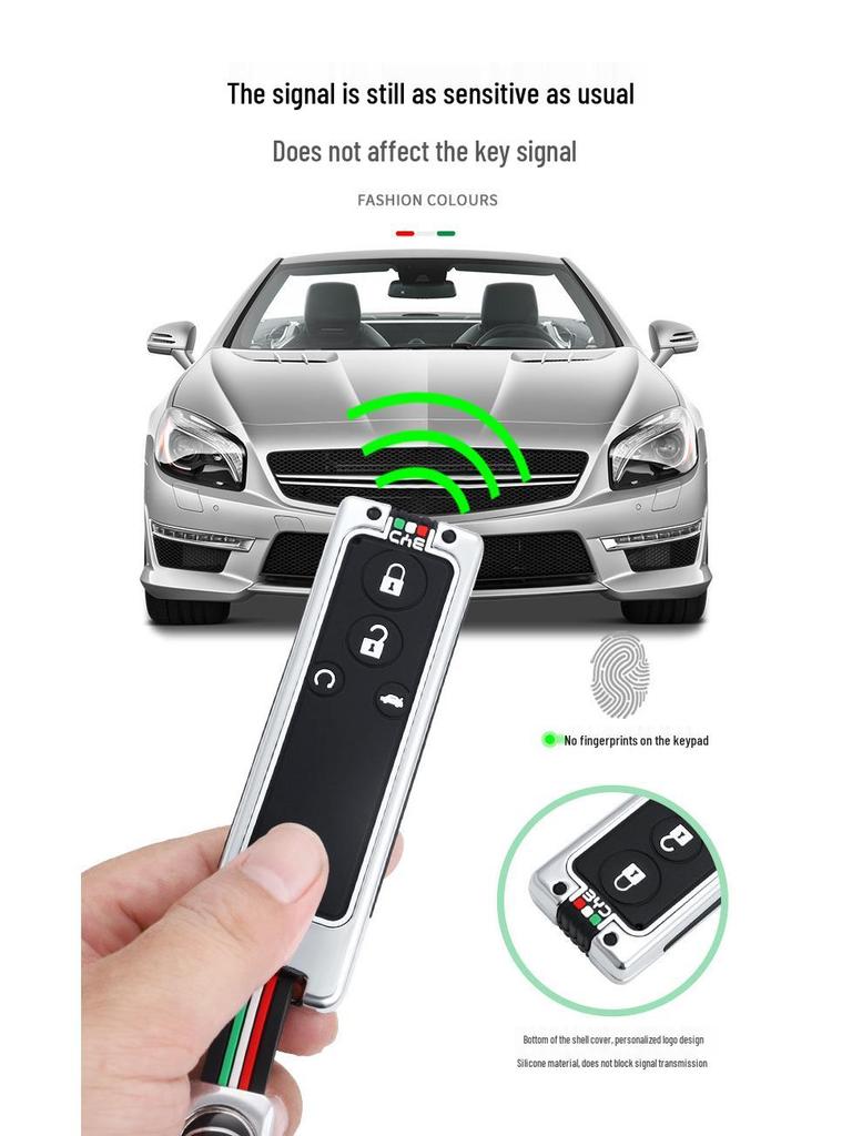 BYD G5/G Five 2016-2018 Key Case Protective Metal Shell Set