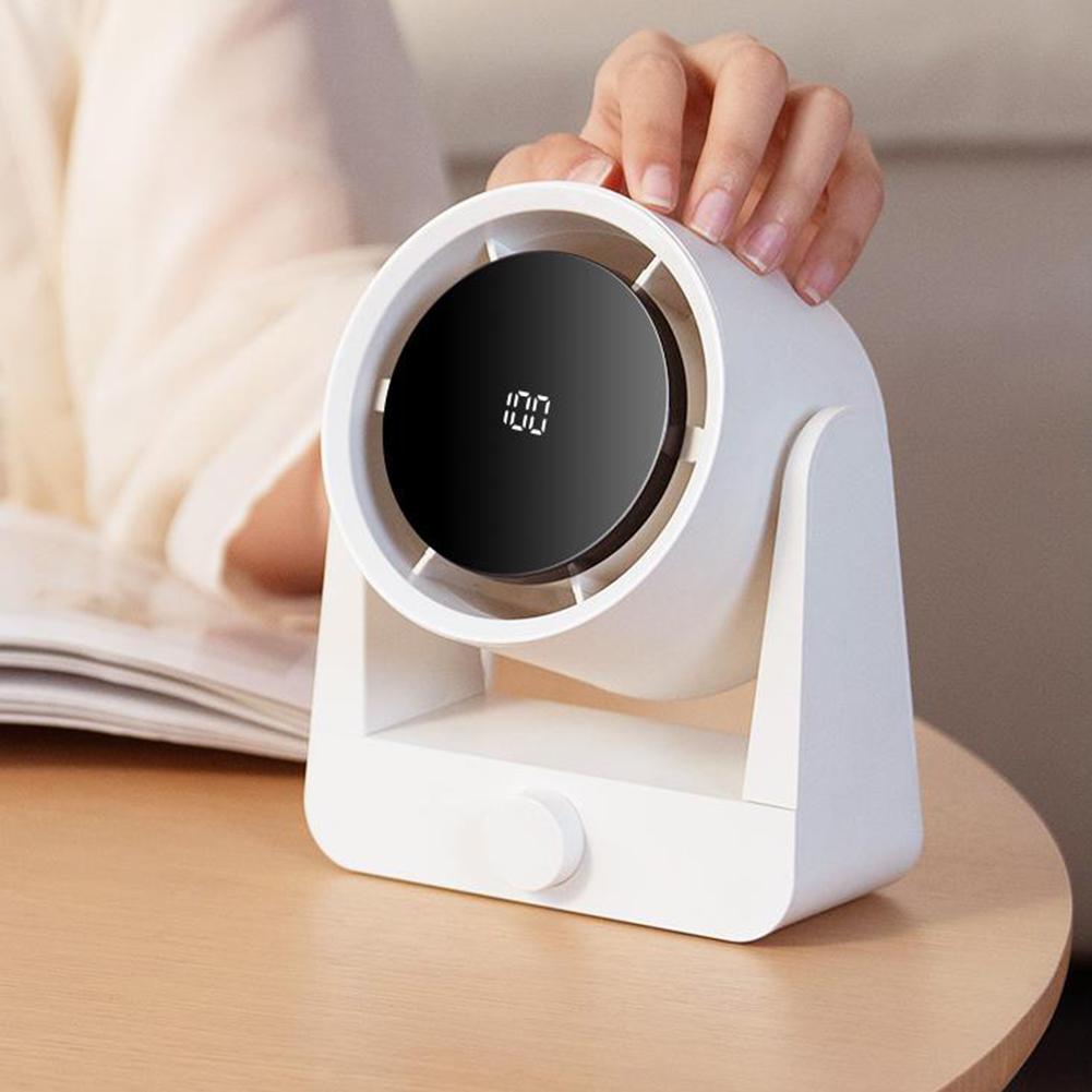 Adjustable Fan Electric Fan Indoor Cooling 100 Speed Levels 3D Air Circulation Flexible Mounting For Home For Kitchen