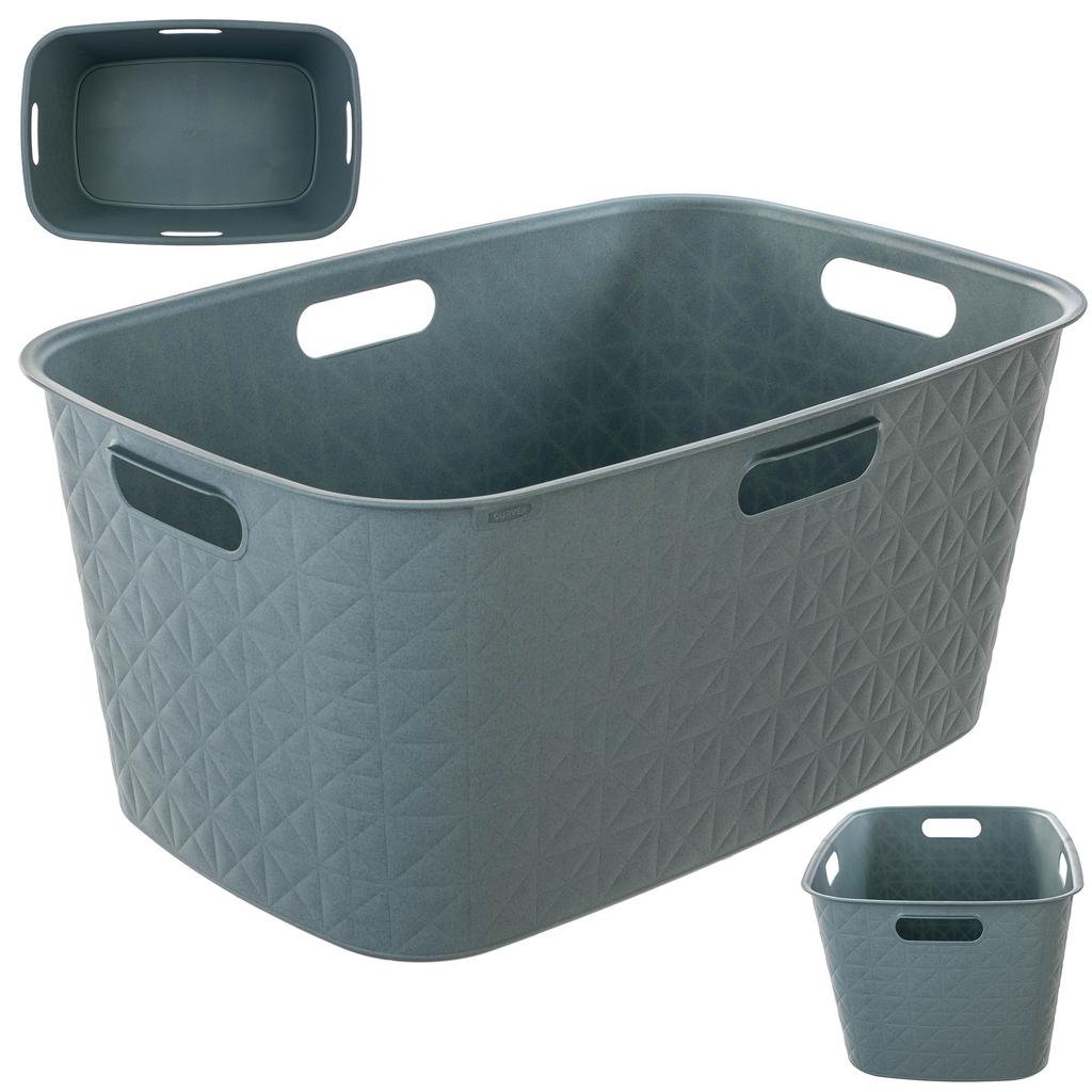 Kosz Do magla Na Bieliznę Beżowy 45L Pranie Pojemnik CURVER Softex Pralnia