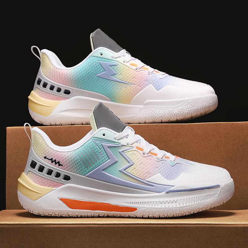 Basketball Shoes for Men and Women 12-18 Years Old, Junior High School Students and Teenagers, Actual Combat Sneakers, Breathable Running Shoes, Fas