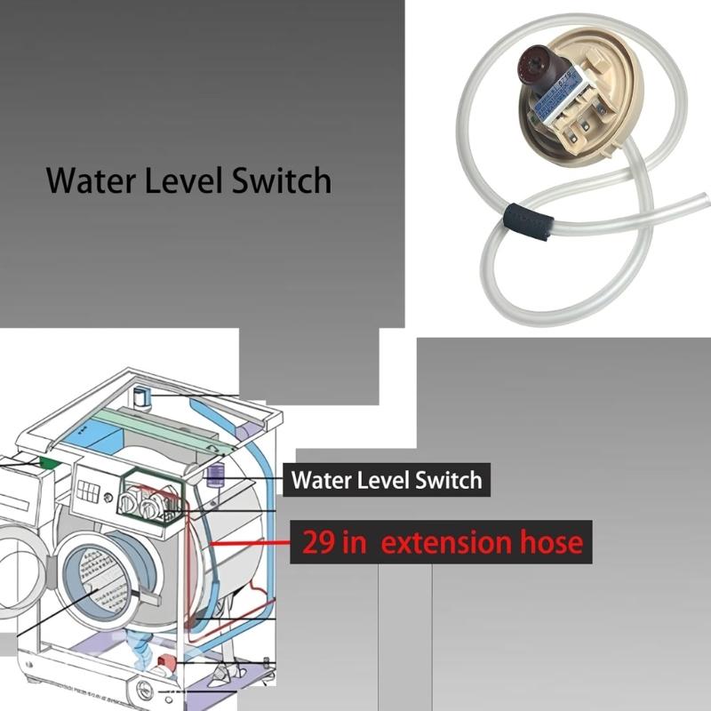 Water Level Pressure Switches for Washer 6501EN1001R Replacement Accessory Water Level Sensors Switches Easy Installation