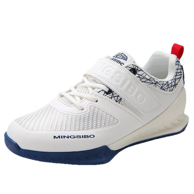 Large size squat shoes men's and women's professional weightlifting shoes indoor strength squat deadlift shoes fitness shoes comprehensive tr