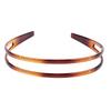 Hair Accessory Double Layered Hair Buckle Thin Headband Toothed Hair Hoop For Secure Fit Daily Wear