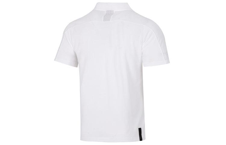 Adidas Polo Shirts Men's White Polo Collar Moderate Straight Fit HE5166