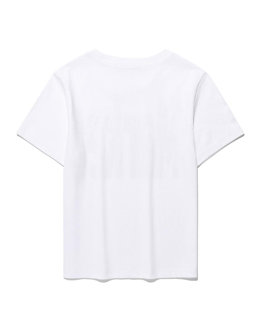 Kimseupeulesikoteunmakes Crack Market Logo T-Shirt White