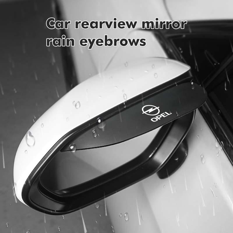 2pcs Car Rear View Mirror Sticker Rain-Proof Protective Cover For Opel Zafira Meriva Mokka Vivaro Vectra Antara Ampera