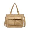 2024 New Velvet Shoulder Bag Women Urban Simple Style Large Capacity Crossbody Bag