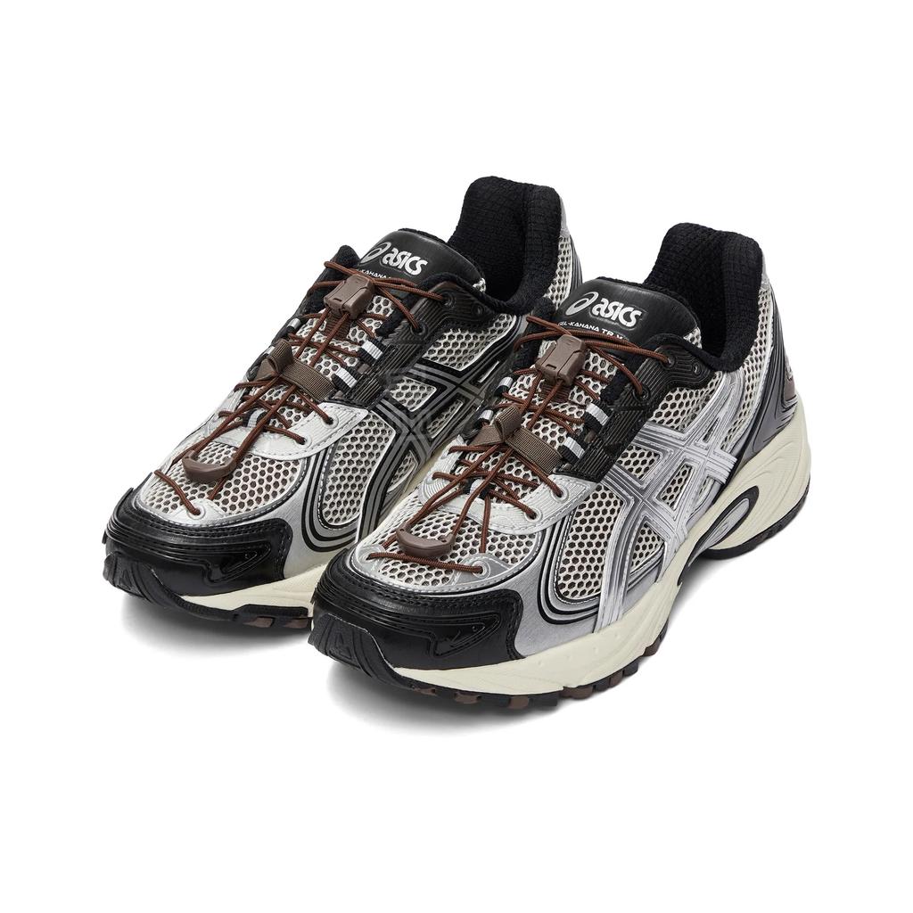 Asics Gel Kahana TR V4 Verschleißfest Und Leicht Low-Top Freizeitschuhe Unisex Kaffee Schwarz Silber Sneaker 1203A716-020