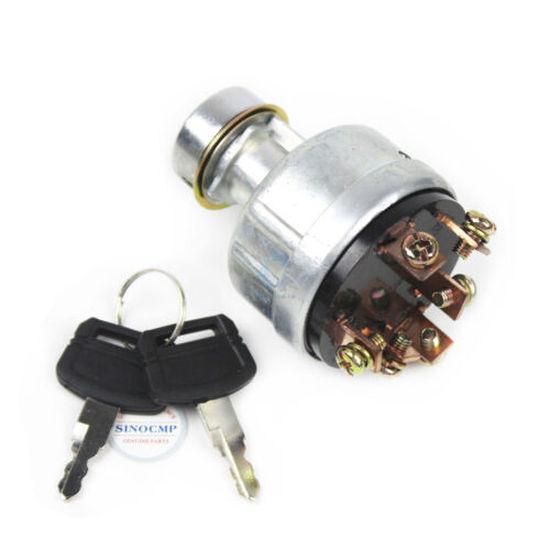 6 Pins Starter Key Ignition Switch for Hitachi EX200-1 Switches Controls Relays Excavator Accessories Interior Parts Replacement Relays 5
