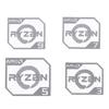 Amd Ruilong Ryzen R9 R7 R5 R3 Vega Metal Sticker Notebook Desktop Logo Sticker