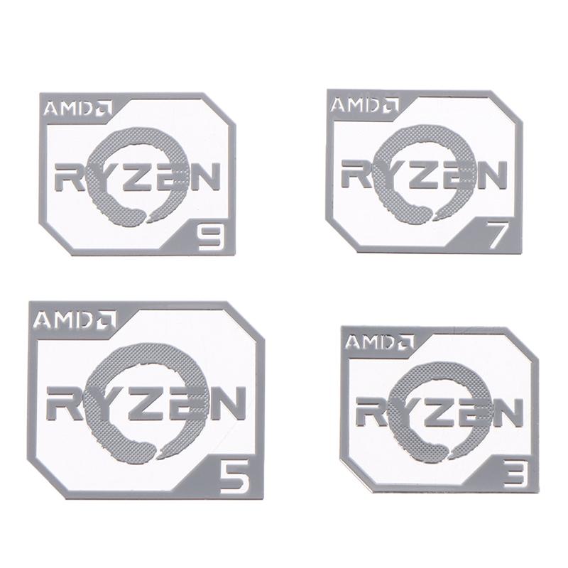 Amd Ruilong Ryzen R9 R7 R5 R3 Vega Metal Sticker Notebook Desktop Logo Sticker