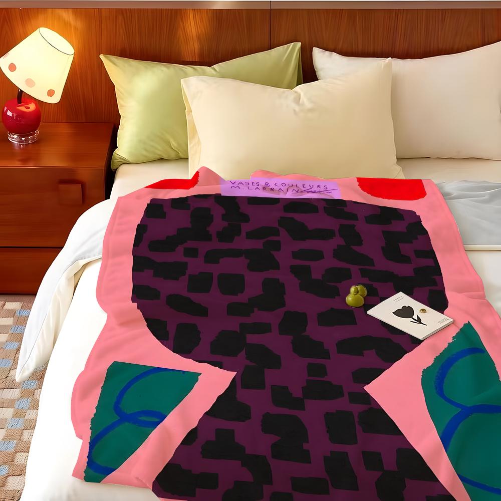 Artist M-Matias L-Larrain Throw Flannel Throw Blanket, Lightweight Cozy, Durable Washable Cute Cool