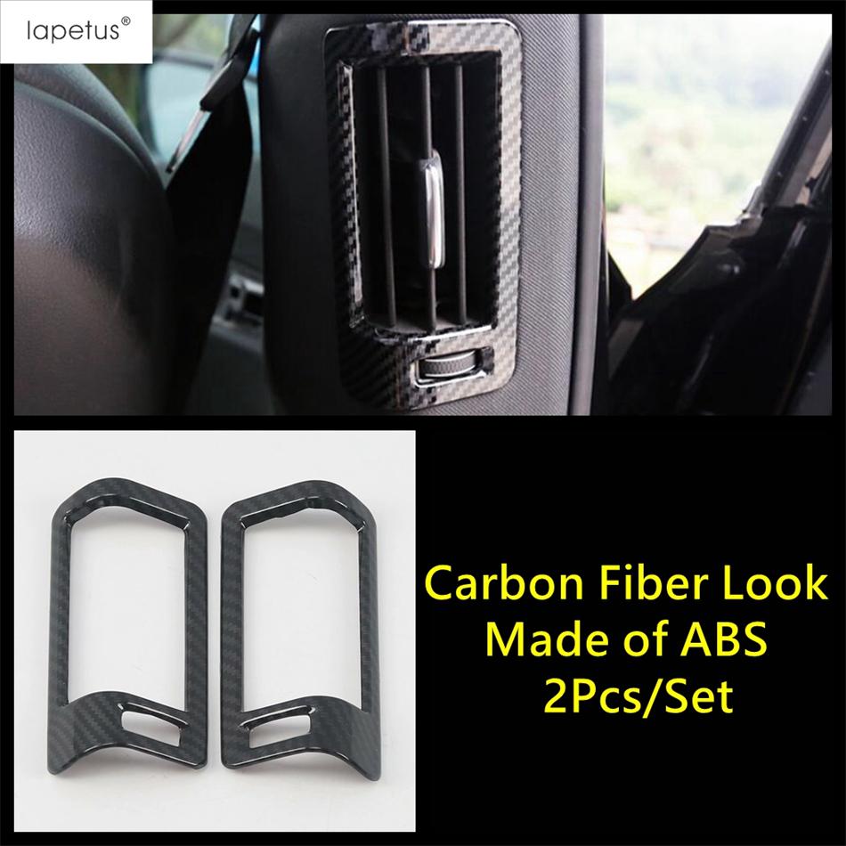 Dashboard AC Air / Window Lift / Handle Bowl / Head Lamp Cover Trim Carbon Fiber Interior Accessories For VOLVO XC60 2018 - 2024