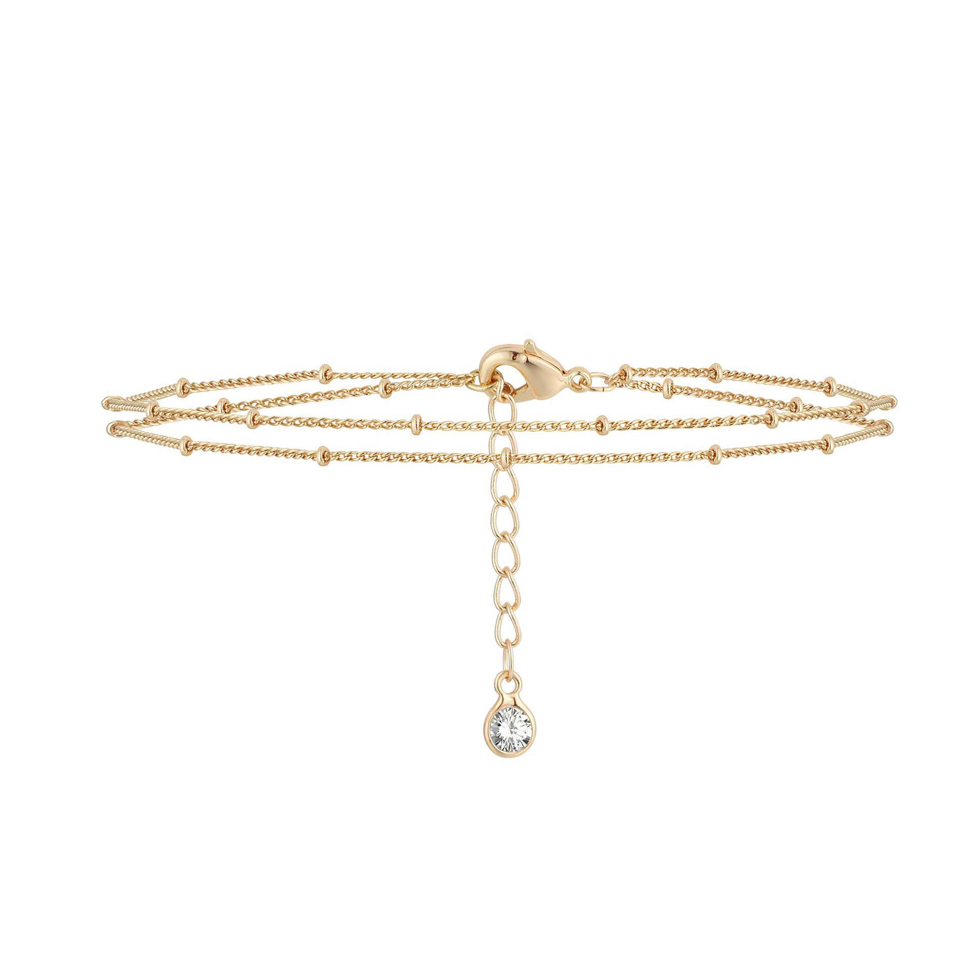 Demon Eye Turquoise & Pearl 18K Plated Stainless Steel Bracelet Steel