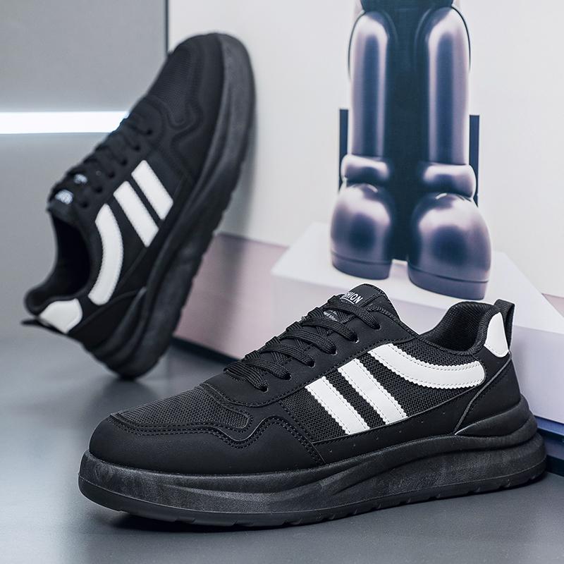 Menns Fritidsmote Fire Sesonger Studenter Komfortable Joggesko Gutter Trendy Myk Såle Pustende Sko