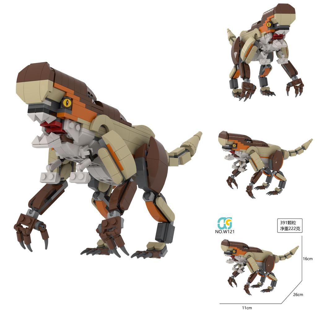 Jurassic World Dinosaur Puzzle Building Blocks With Abs Plastic For Kids Educational Play