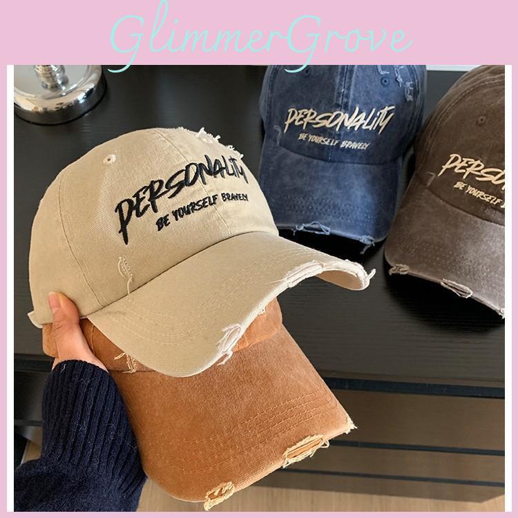 Letter Embroidery Personalitu Classic Cap Protection Breathable Cotton Material