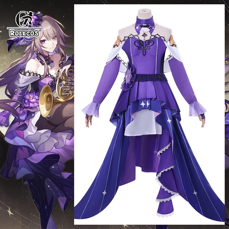 

Концерт Honkai Star Rail Косплей-костюм Герты Валторна Герта Женское платье Хэллоуин Карнавальная вечеринка Костюм S