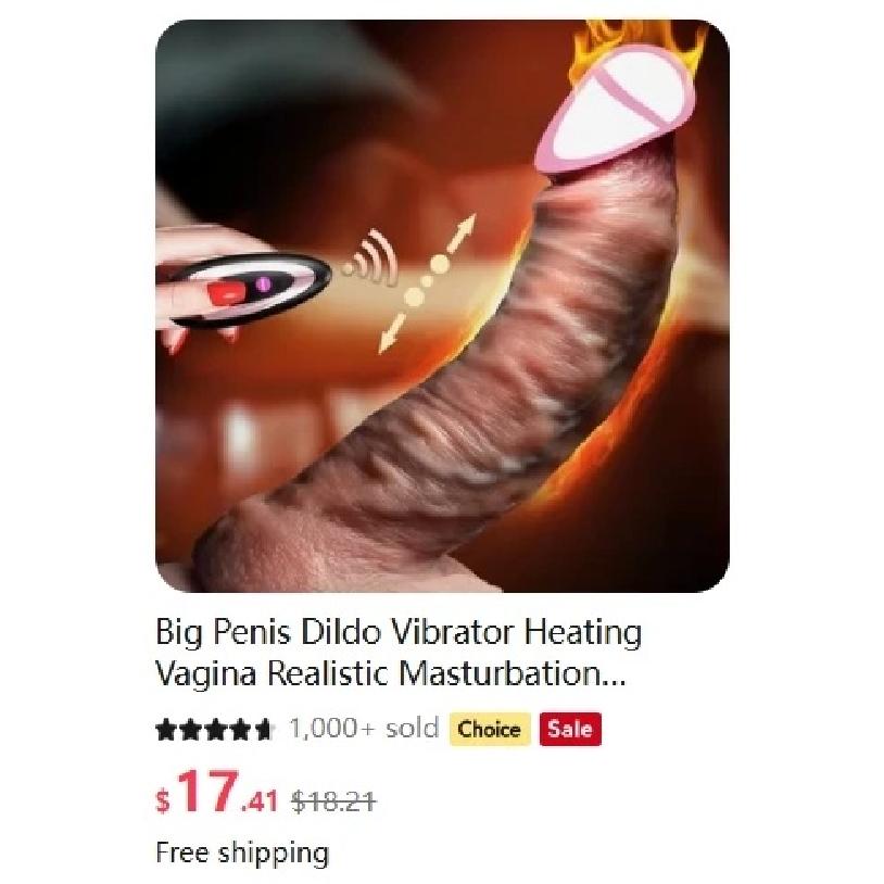 Realistic Dildo Remote Control Telescopic Heated Vibrator Thrust Penis Woman Masturbation Erotic Adult Shop Dick Sex Toys 18+