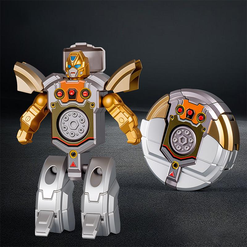 Creative Finger Gyroscope Deformation Robot Decompression Fingertip Gyroscope Children'S Small Toy Happy Decompression