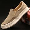 Fashion Autumn Men Casual Canvas Shoes 2025 New Breathable Soft Slip-On Leisure Men Loafer Sneakers Comfort Low-top Sneakers Footwear