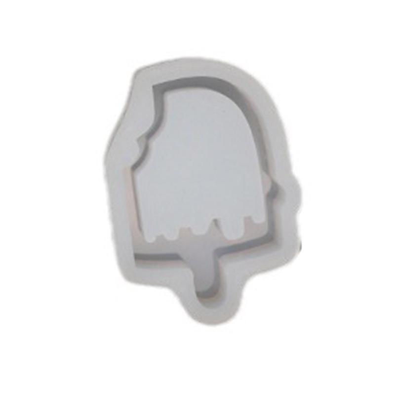 X6HE Bear Epoxy Resin Molds Shaker Dinosaur Photo Frame Keychain Pendant Silicone Jewelry Making Decorations DIY