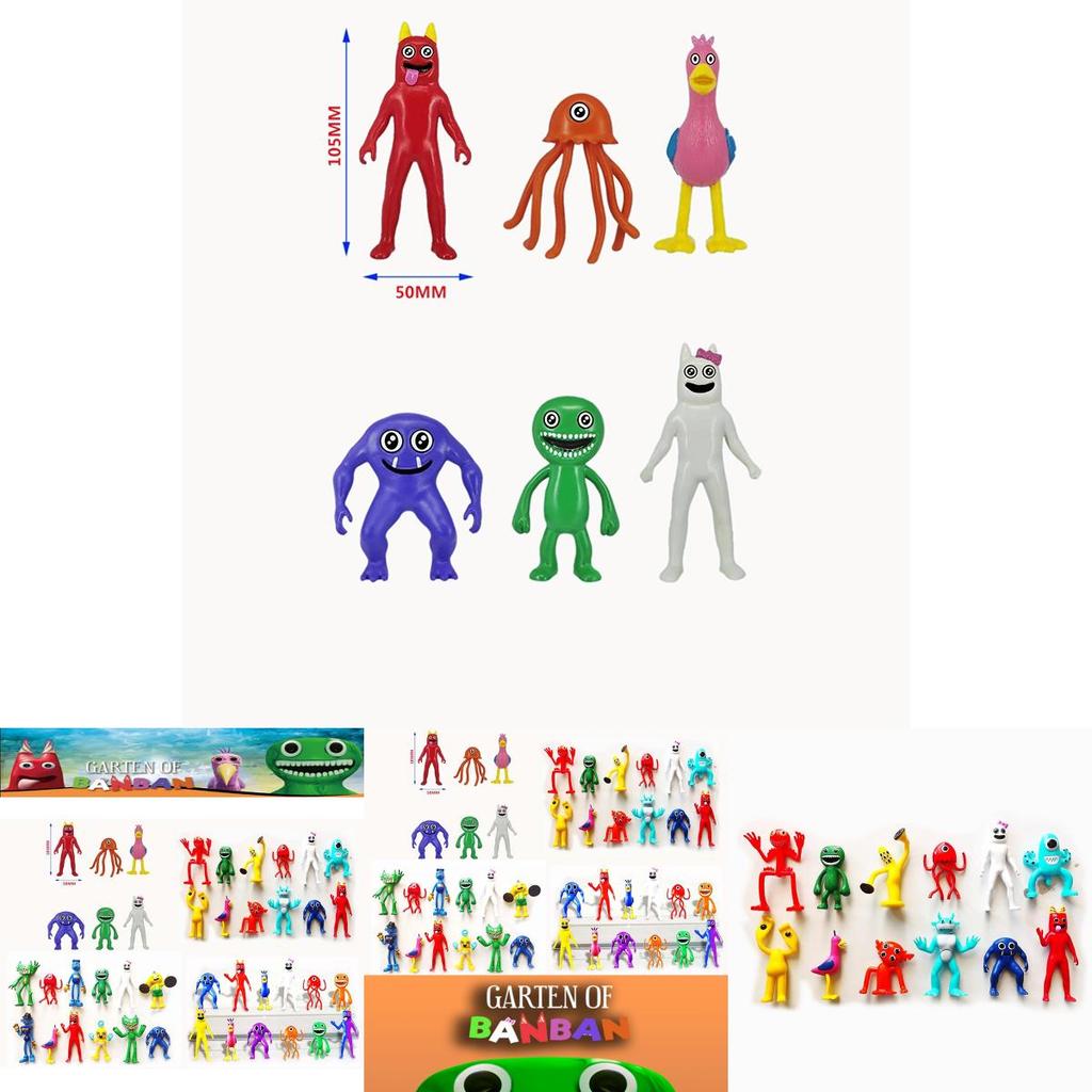 6/12 Stück Garten Of Banban Spielzeugmodelle Handgefertigte Puppen für Kinder Geschenke