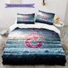 Set Copripiumino Trapuntato con Motivo Trabzonspor Decorazione per la Casa Regalo (1 * copripiumino + 2 * federe senza imbottitura)