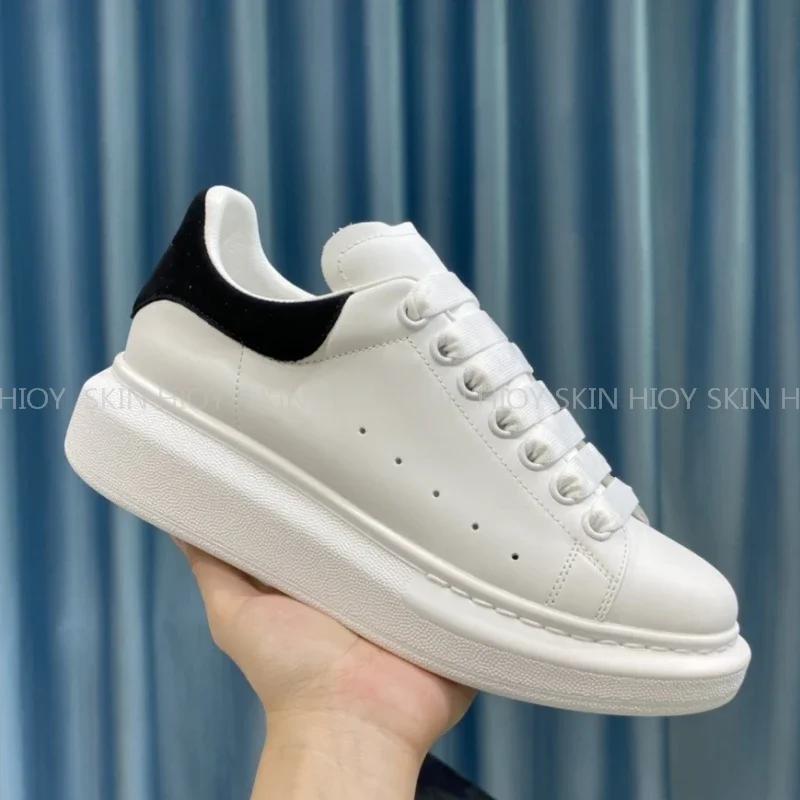 2025 Fashion Women Sneakers Plus Size 35-46 Top Quality Leather Men Casual Shoes Canvas Sneaker Men Sport Running Walking Shoes